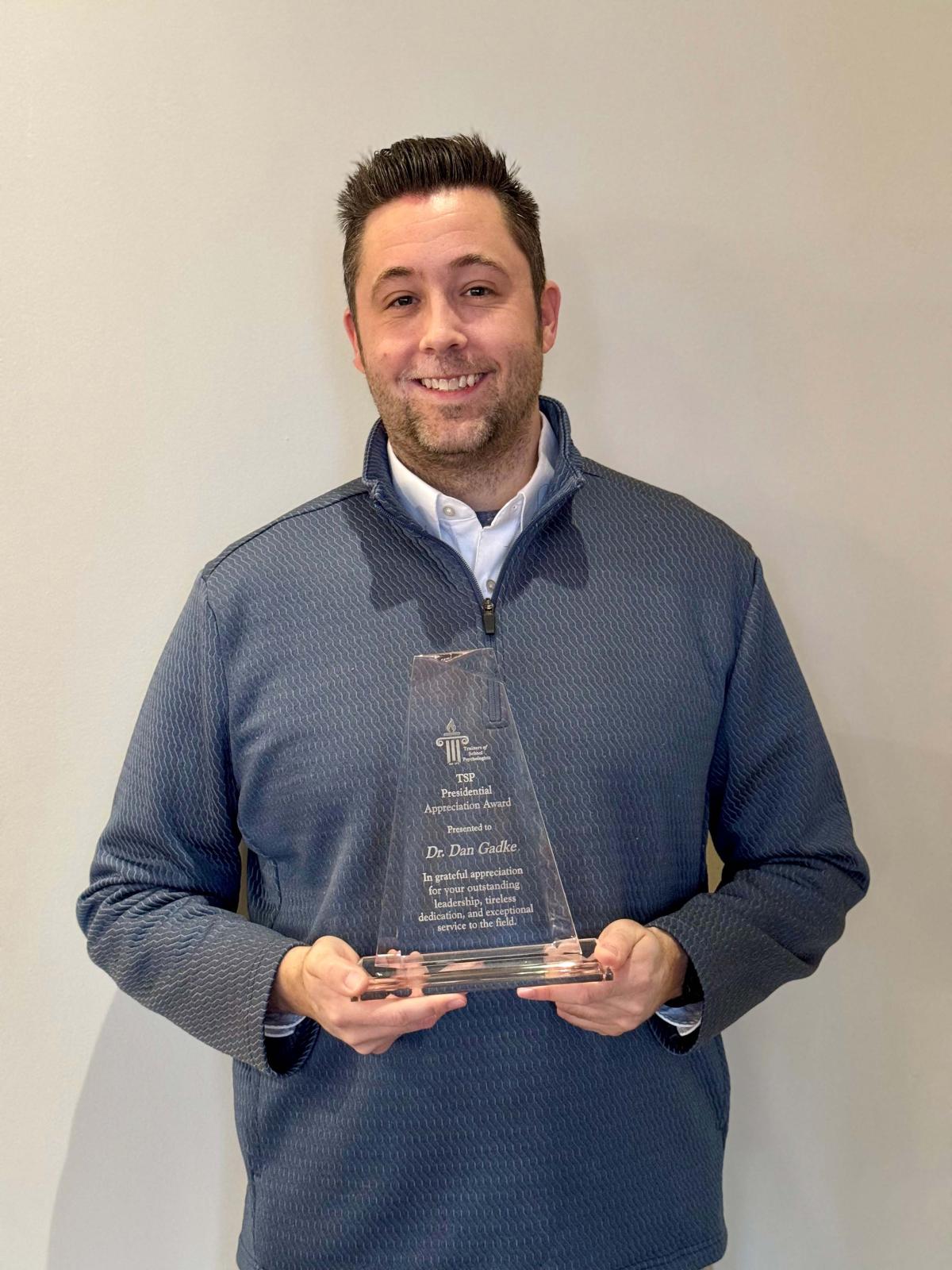 MSU’s Gadke receives national Trainers of School Psychologists Presidential Appreciation Award