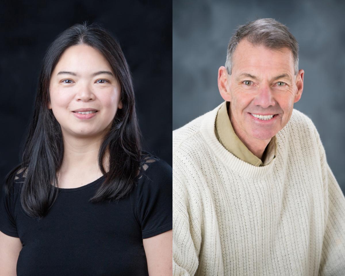 Headshots of Dr. Pan and Dr. Lamberth